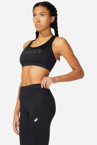 Бра жіночий Asics CORE ASICS LOGO BRA чорний 2012C573-001 изображение 3