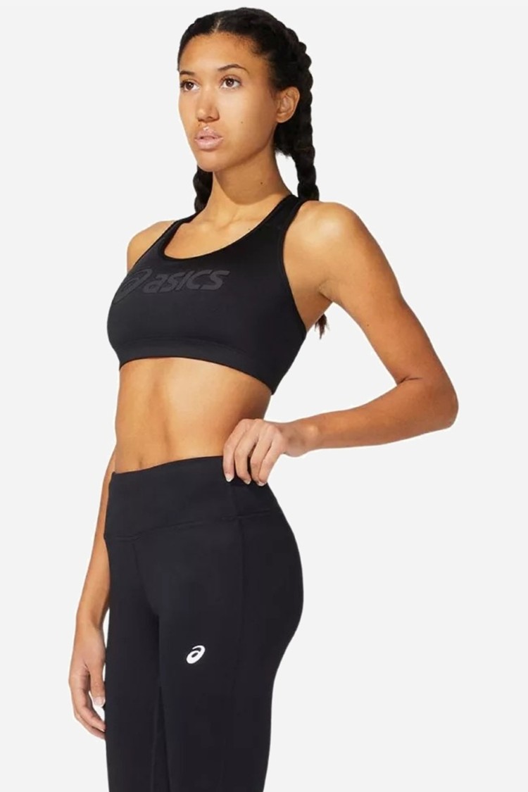 Бра жіночий Asics CORE ASICS LOGO BRA чорний 2012C573-001 изображение 3