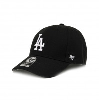 Бейсболка 47 Brand LOS ANGELES DODGERS RAISED BAS чорна B-RAC12CTP-BKA изображение 1