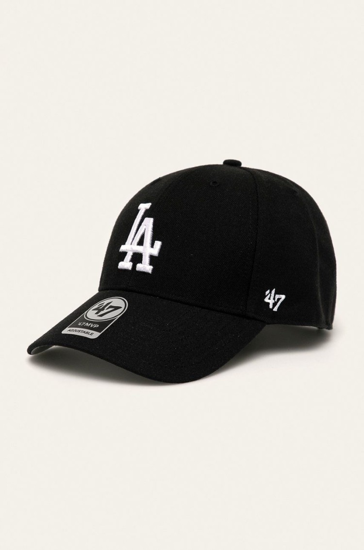 Бейсболка 47 Brand LOS ANGELES DODGERS RAISED BAS чорна B-RAC12CTP-BKA изображение 2