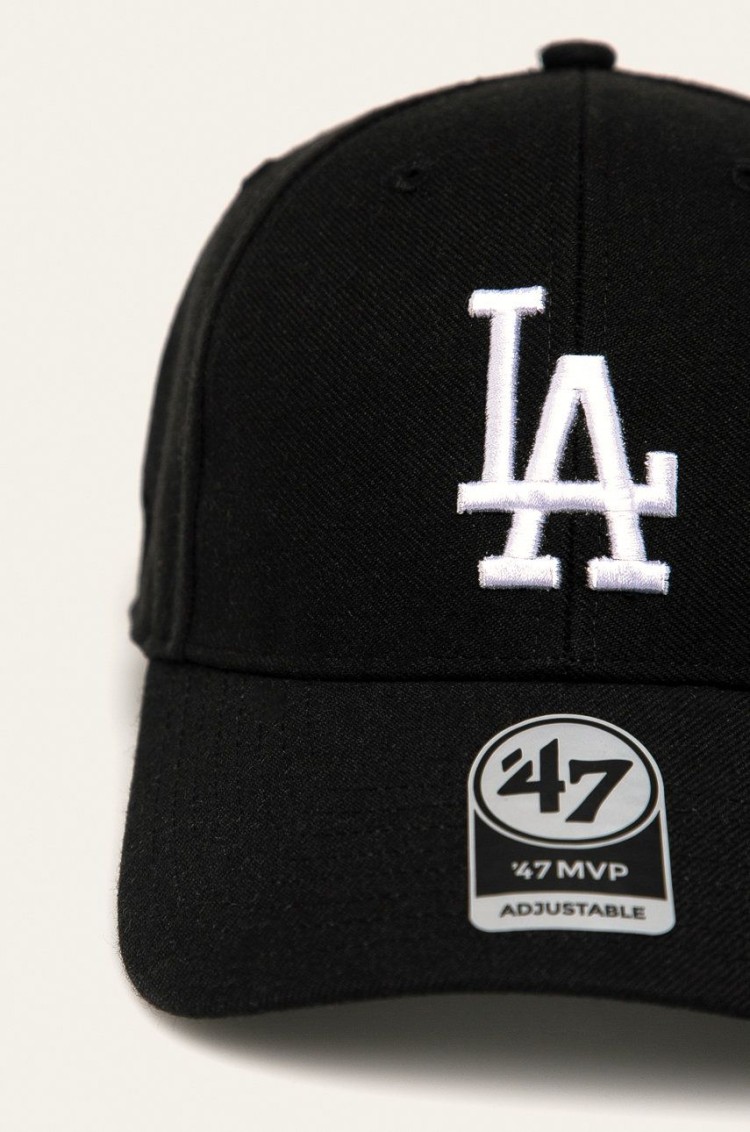 Бейсболка 47 Brand LOS ANGELES DODGERS RAISED BAS чорна B-RAC12CTP-BKA изображение 3