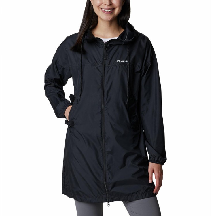 Ветровка женская Columbia  Flash Challenger™ Long Windbreaker черная 1989491-010 изображение 1