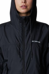 Ветровка женская Columbia  Flash Challenger™ Long Windbreaker черная 1989491-010 изображение 4
