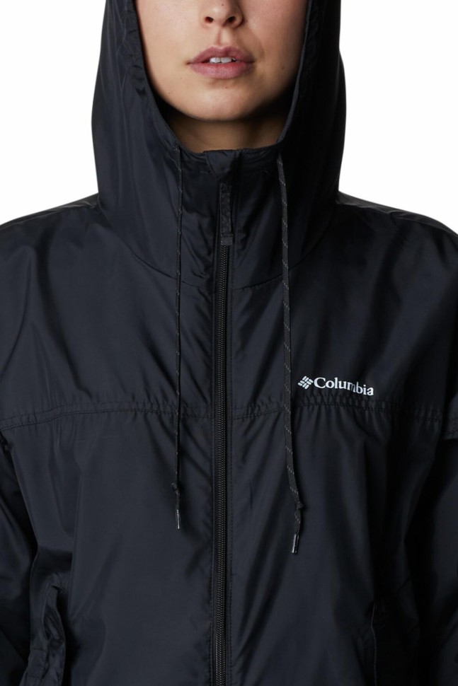 Ветровка женская Columbia  Flash Challenger™ Long Windbreaker черная 1989491-010 изображение 4