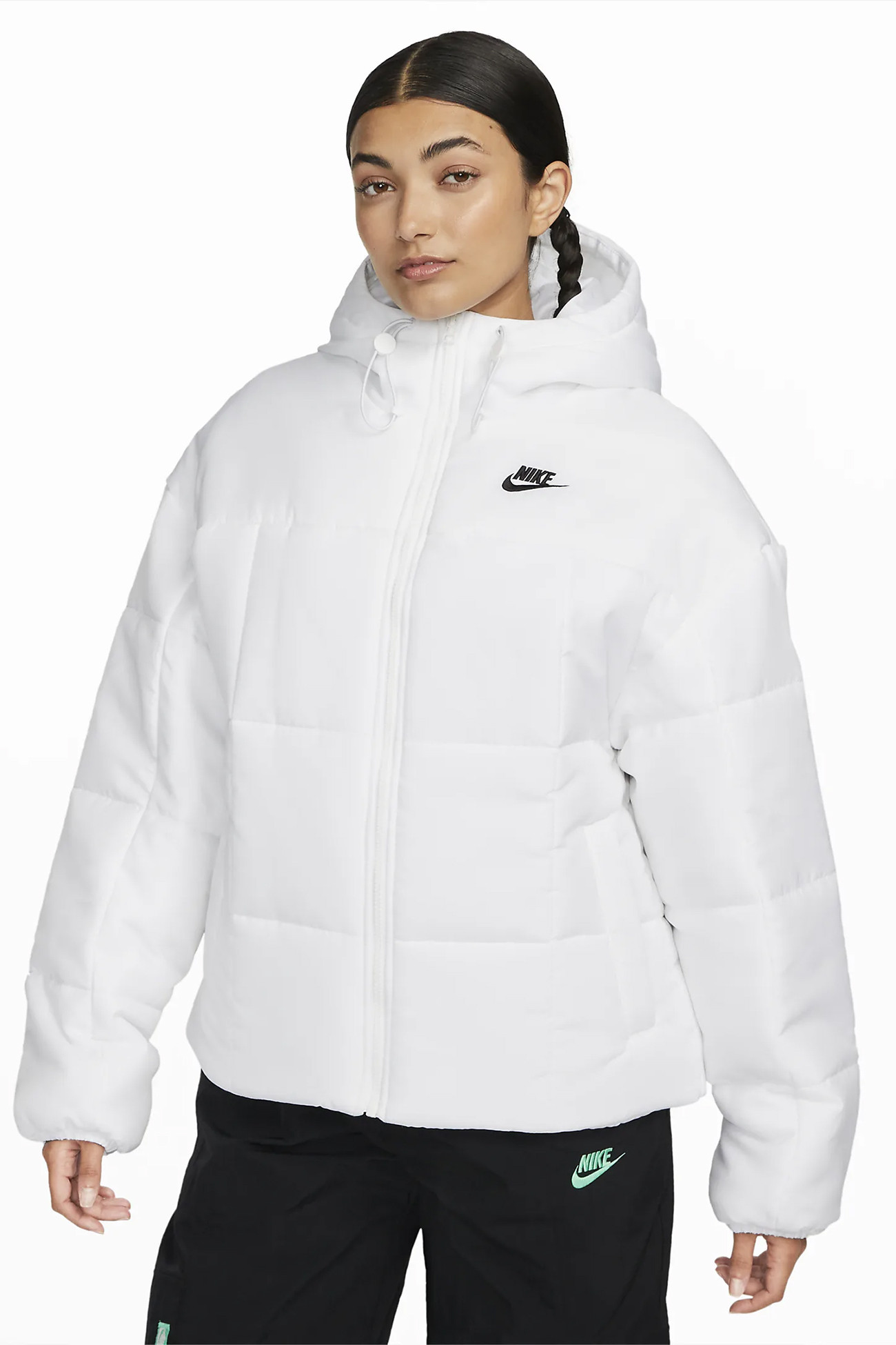 Куртка жіноча Nike W NSW ESSTL THRMR CLSC PUFFER біла FB7672-100 изображение 2