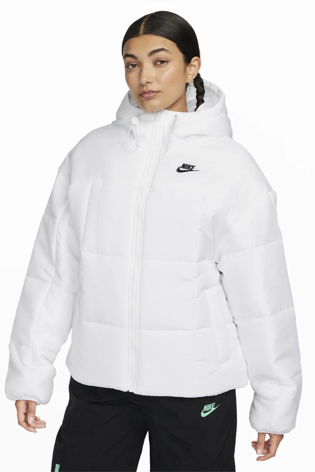 Куртка женская Nike W NSW ESSTL THRMR CLSC PUFFER белая FB7672-100 изображение 2