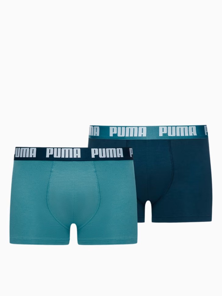 Нижнее белье мужское Puma BASIC BOXER 2P синее 90682374 изображение 2