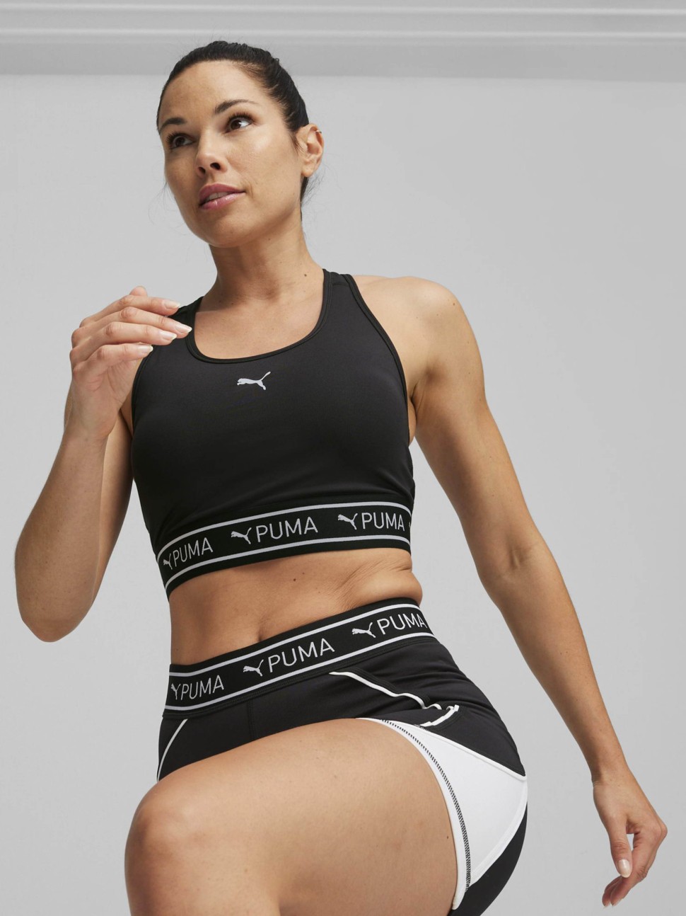 Бра жіночий Puma 4KEEPS ELASTIC BRA - P чорний 52531901 — фото 2