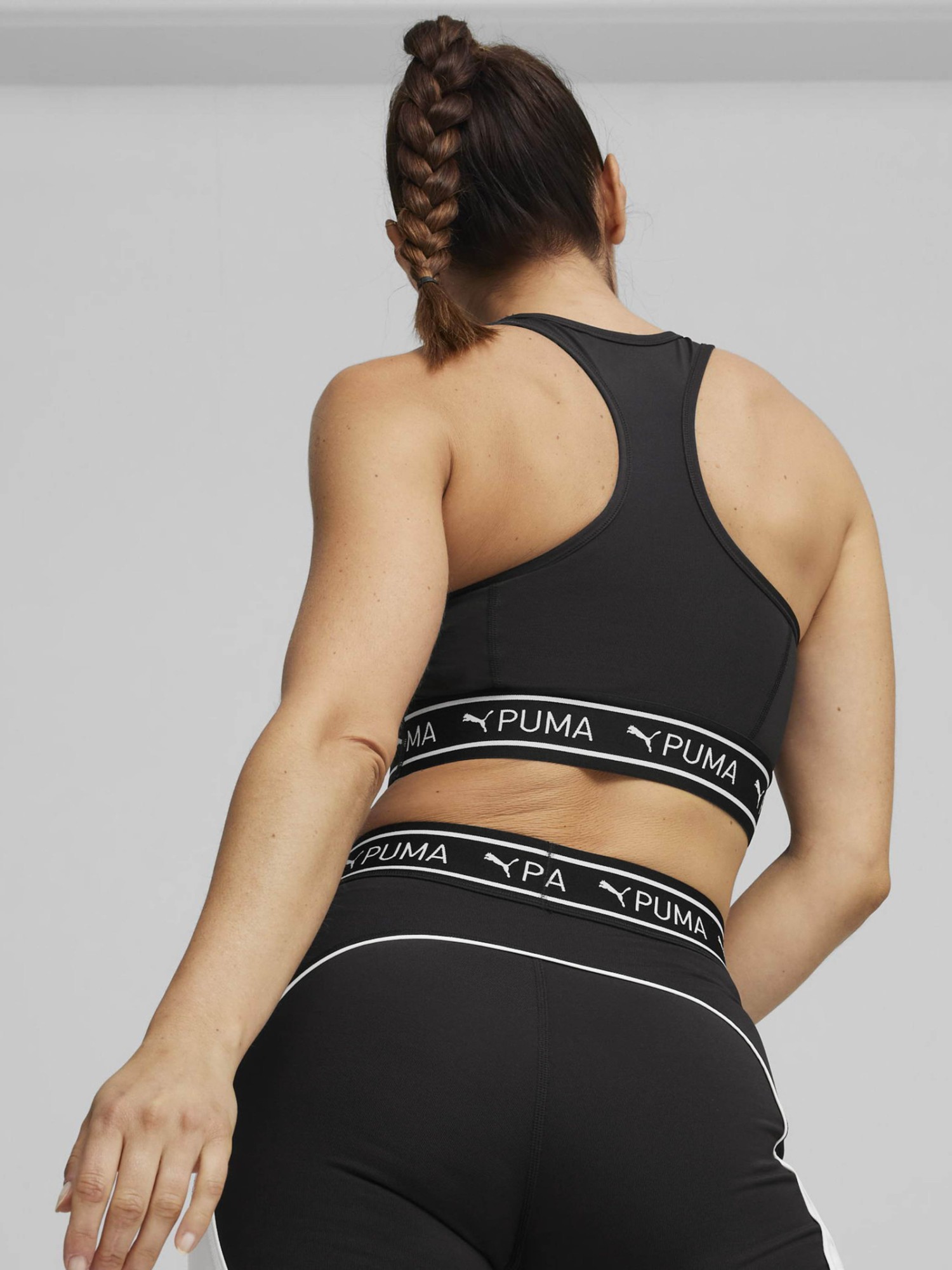 Бра женский Puma 4KEEPS ELASTIC BRA - P черный 52531901 изображение 3