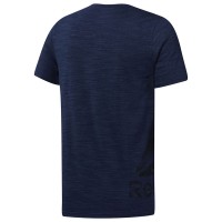 Футболка мужская Reebok Training Essentials Marble Group синяя DU3780 изображение 3