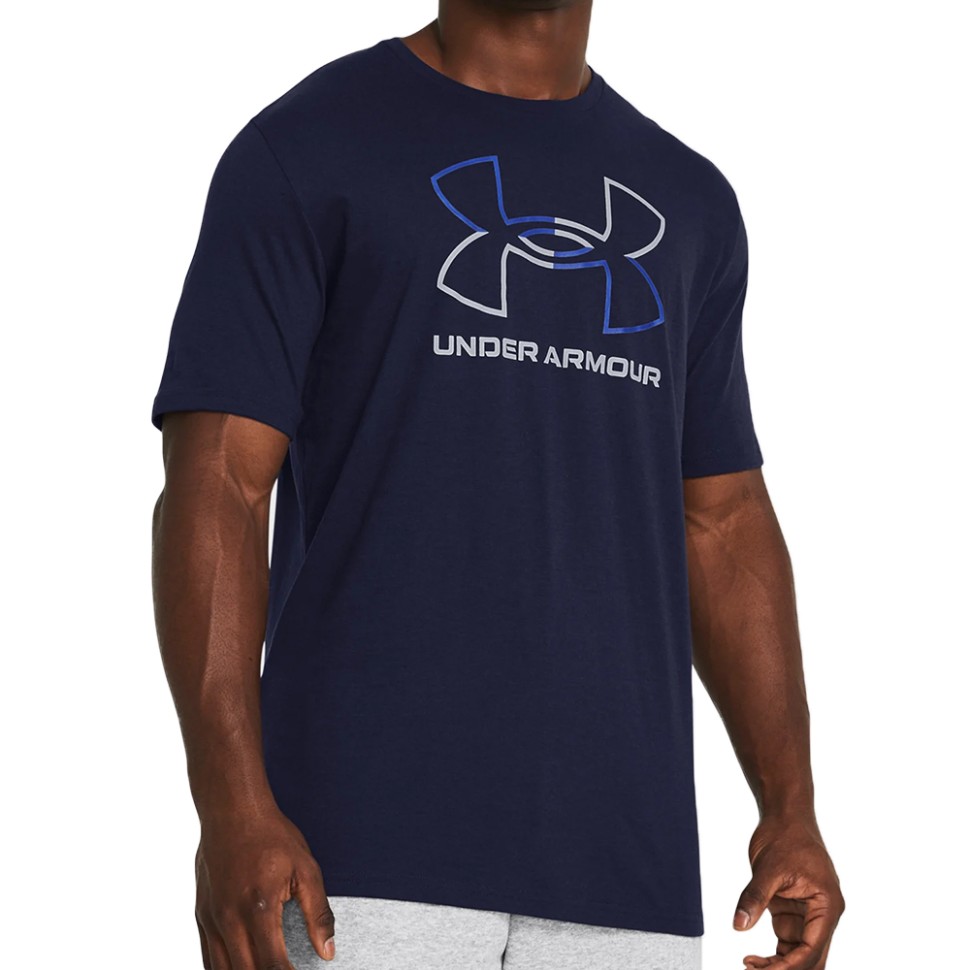 Футболка чоловіча Under Armour UA GL FOUNDATION UPDATE SS синя 1382915-410 изображение 1