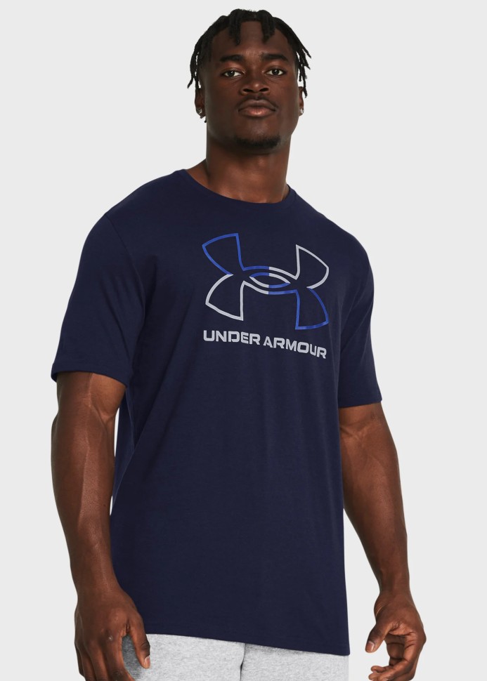 Футболка чоловіча Under Armour UA GL FOUNDATION UPDATE SS синя 1382915-410 изображение 2