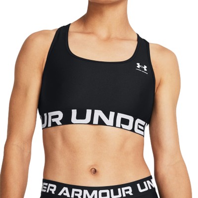 Бра женский Under Armour UA HG Authentics Mid Branded черный 1383544-001
