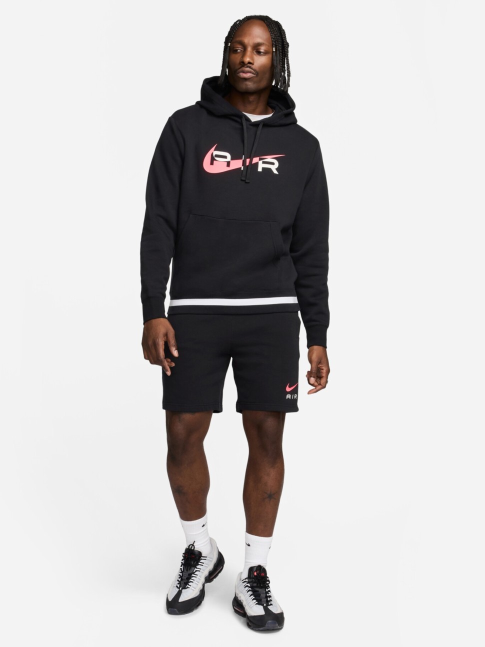 Шорти чоловічі Nike M NSW SW AIR SHORT FT чорні FN7701-013 — фото 4