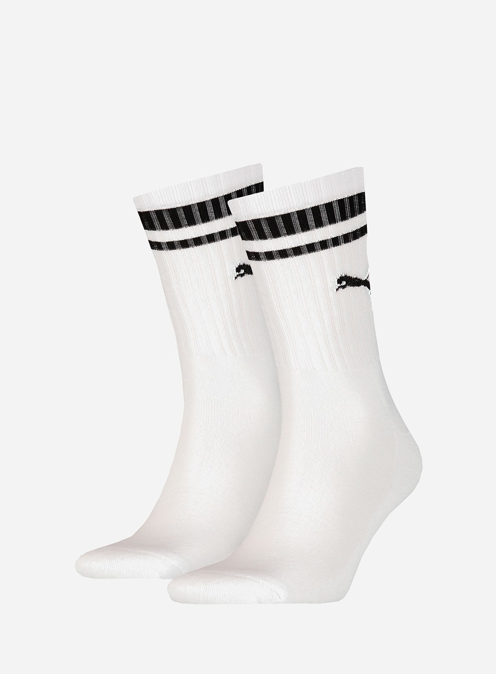 Носки  Puma PUMA CREW HERITAGE STRIPE 2P UNISEX белые 90794402 изображение 2