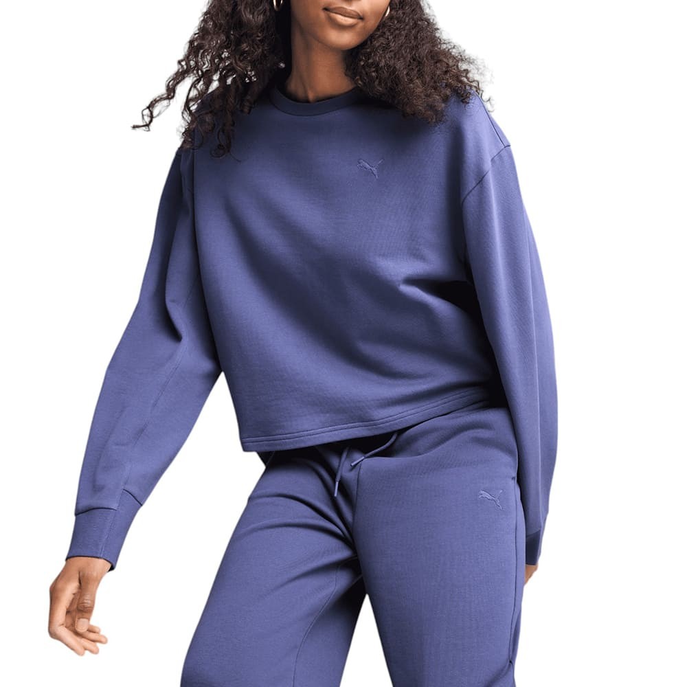 Толстовка жіноча Puma HER Relaxed Crew фіолетова 68505846 изображение 1