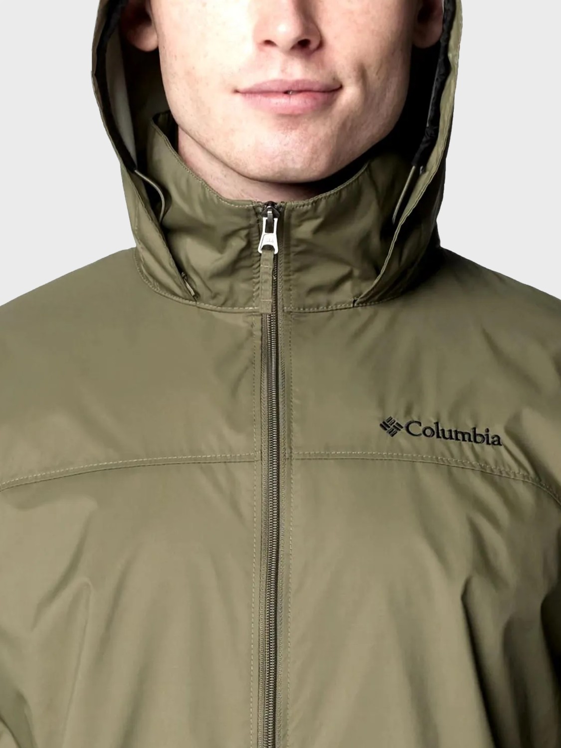 Ветровка мужская Columbia Glennaker Lake™ II Rain Jacket зеленая 2089791-397 изображение 5