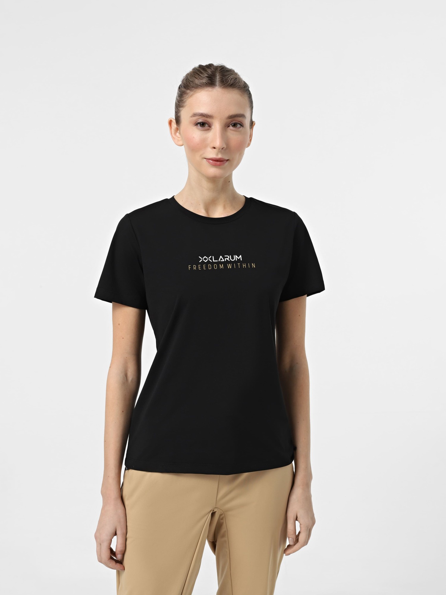 Футболка женская Larum Astrid черная 102513-010 изображение 2