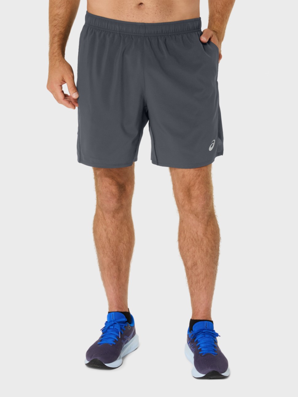 Шорти чоловічі Asics CORE 7IN SHORT сірі 2011D213-020 — фото 2