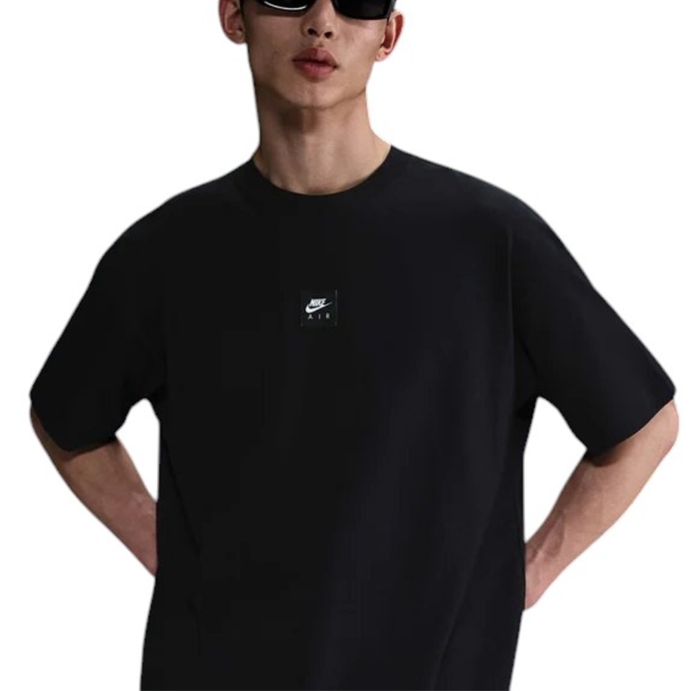 Футболка чоловіча Nike M NSW TEE M90 NK AIR SSNL SU25 чорна HJ0726-010 изображение 1