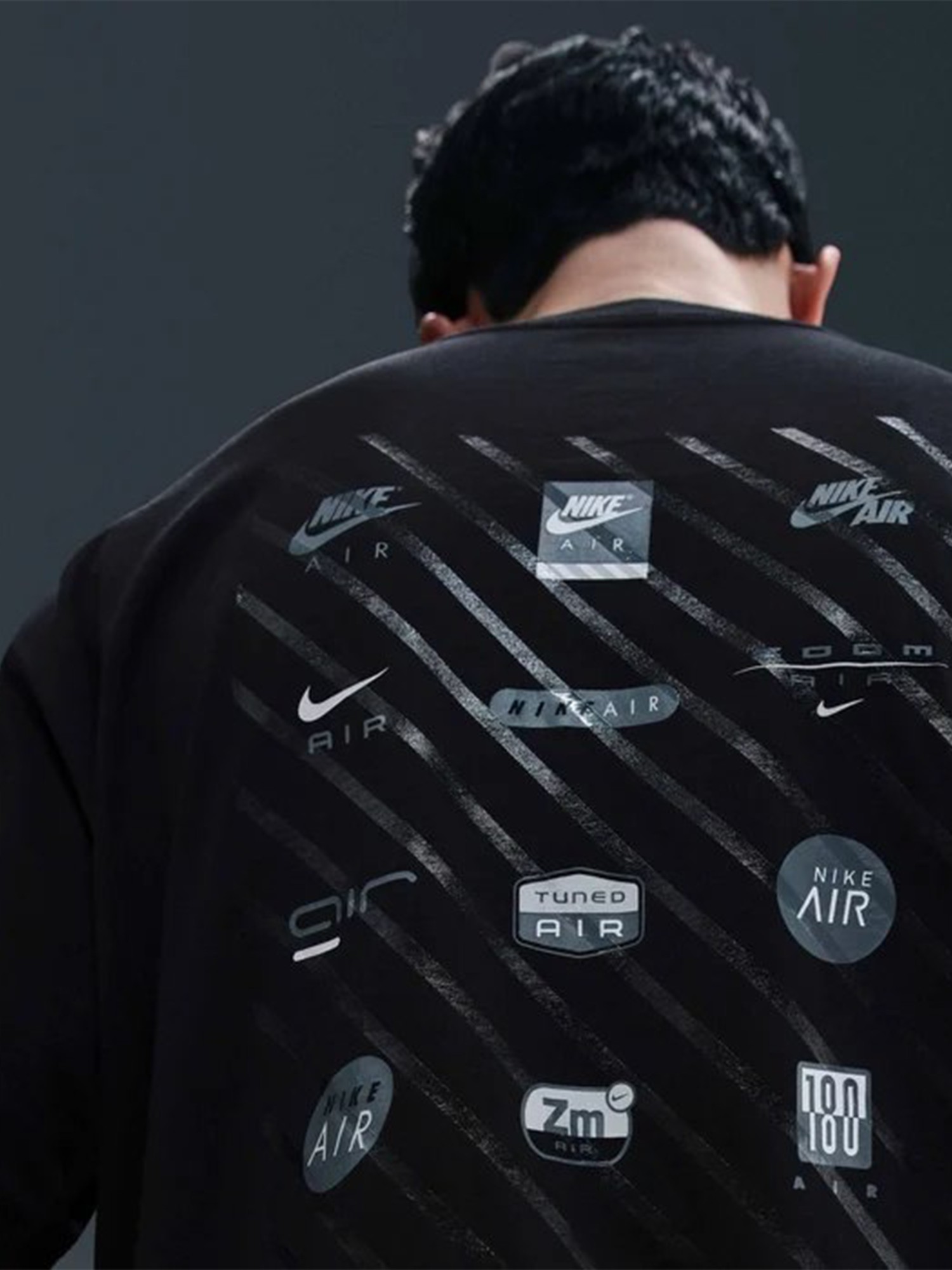 Футболка чоловіча Nike M NSW TEE M90 NK AIR SSNL SU25 чорна HJ0726-010 изображение 3