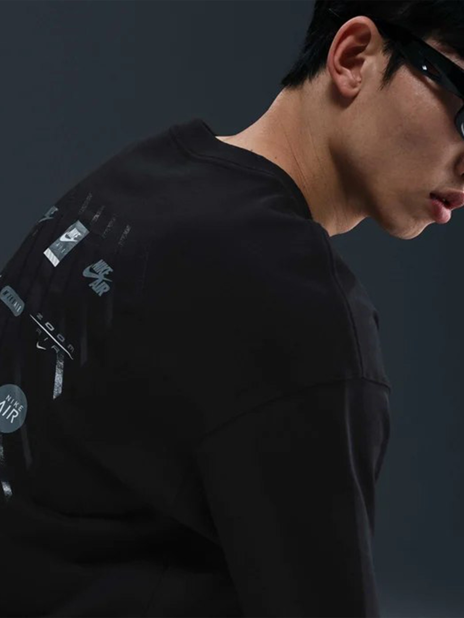 Футболка чоловіча Nike M NSW TEE M90 NK AIR SSNL SU25 чорна HJ0726-010 изображение 4