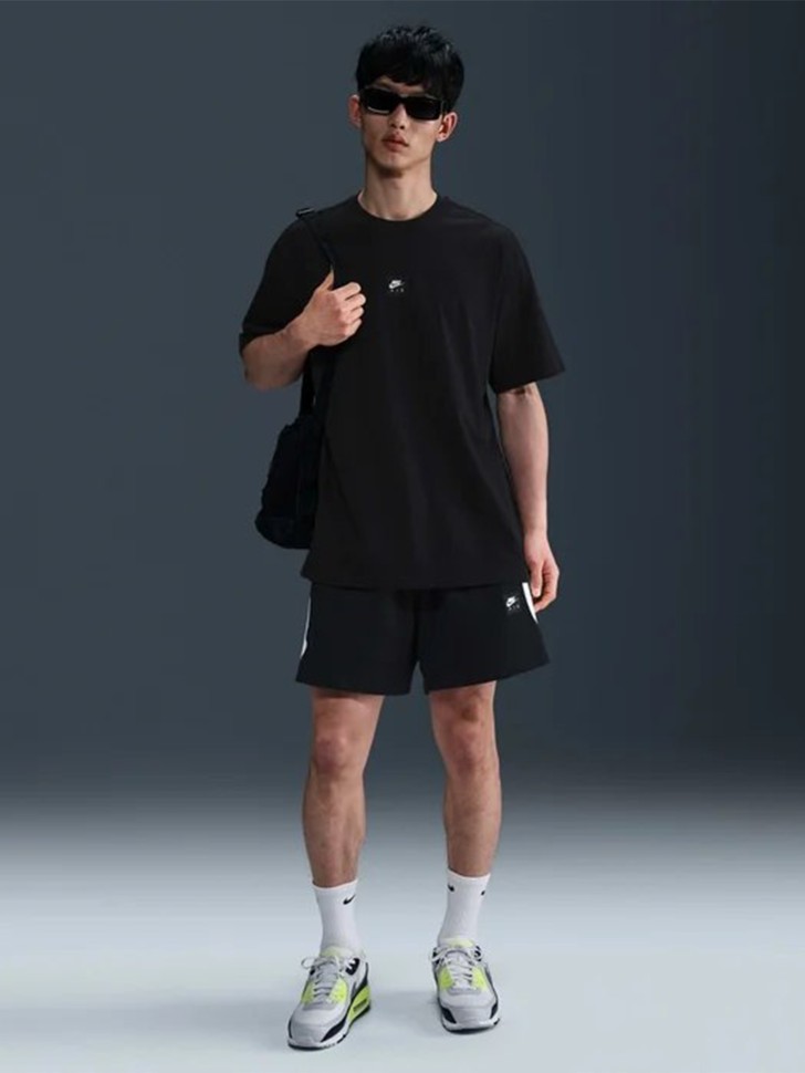 Футболка мужская Nike M NSW TEE M90 NK AIR SSNL SU25 черная HJ0726-010 изображение 5
