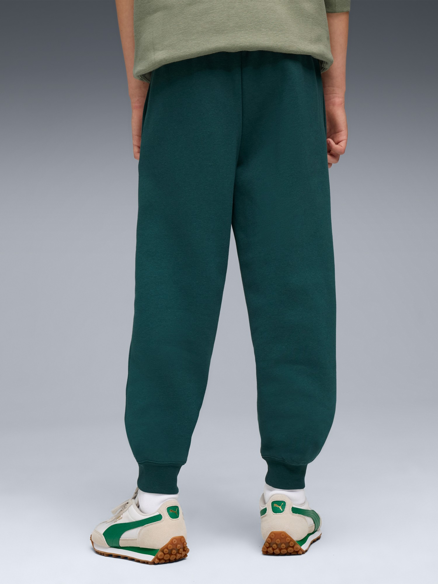 Брюки детские Puma ESS No. 1 Logo Sweatpants FL зеленые 68491275 изображение 3