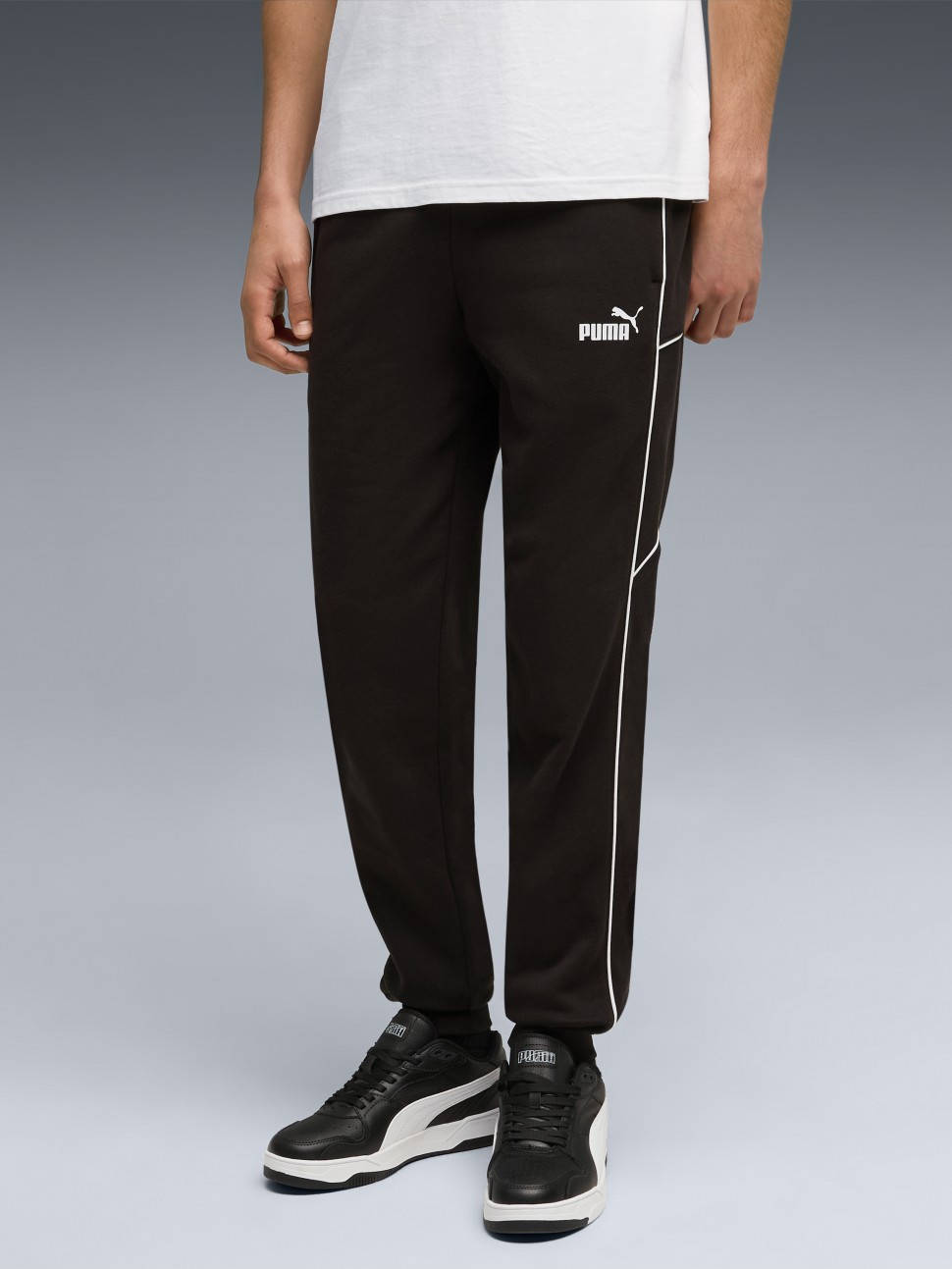 Штани чоловічі Puma SPORT Sweatpants FL Cl чорні 68839601 — фото 2