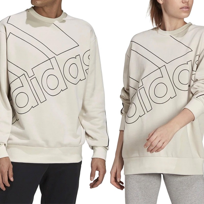 Толстовка Adidas W Fav Q1 Swt бежева GL0531  — фото 2