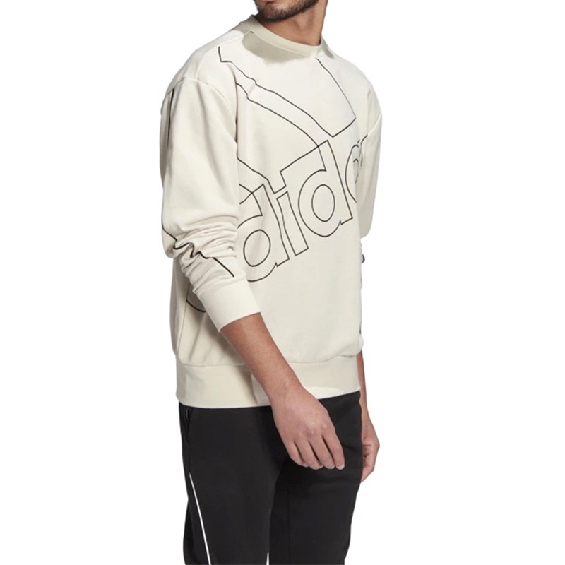 Толстовка Adidas W Fav Q1 Swt бежева GL0531  — фото 4