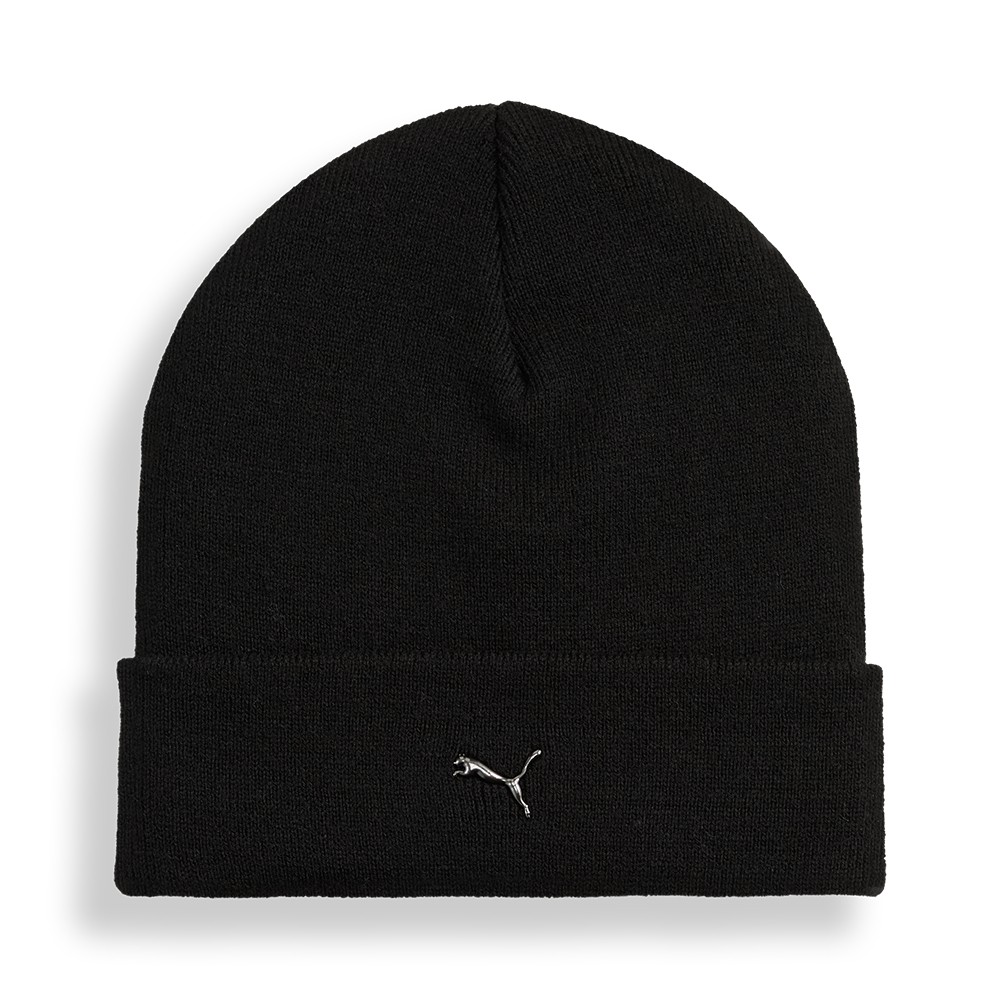 Шапка  Puma METAL PUMA CAT High Crown Beanie черная 02640401