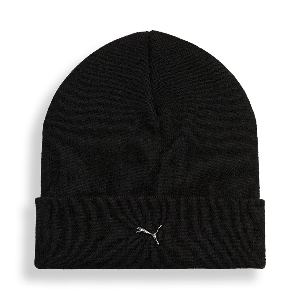 Шапка  Puma METAL PUMA CAT High Crown Beanie чорна 02640401 — фото 1