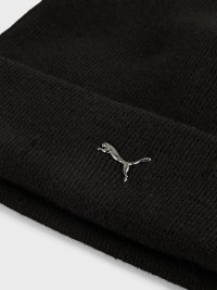 Шапка  Puma METAL PUMA CAT High Crown Beanie черная 02640401 изображение 4