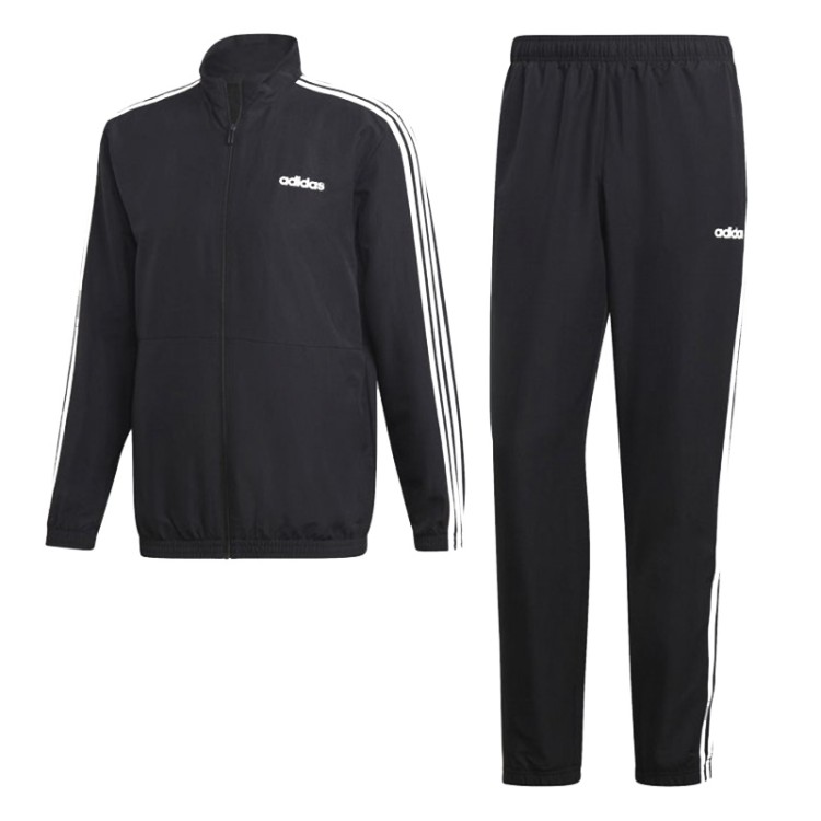 Костюм мужской Adidas 3-STRIPES CUFFED черный DV2464 изображение 1