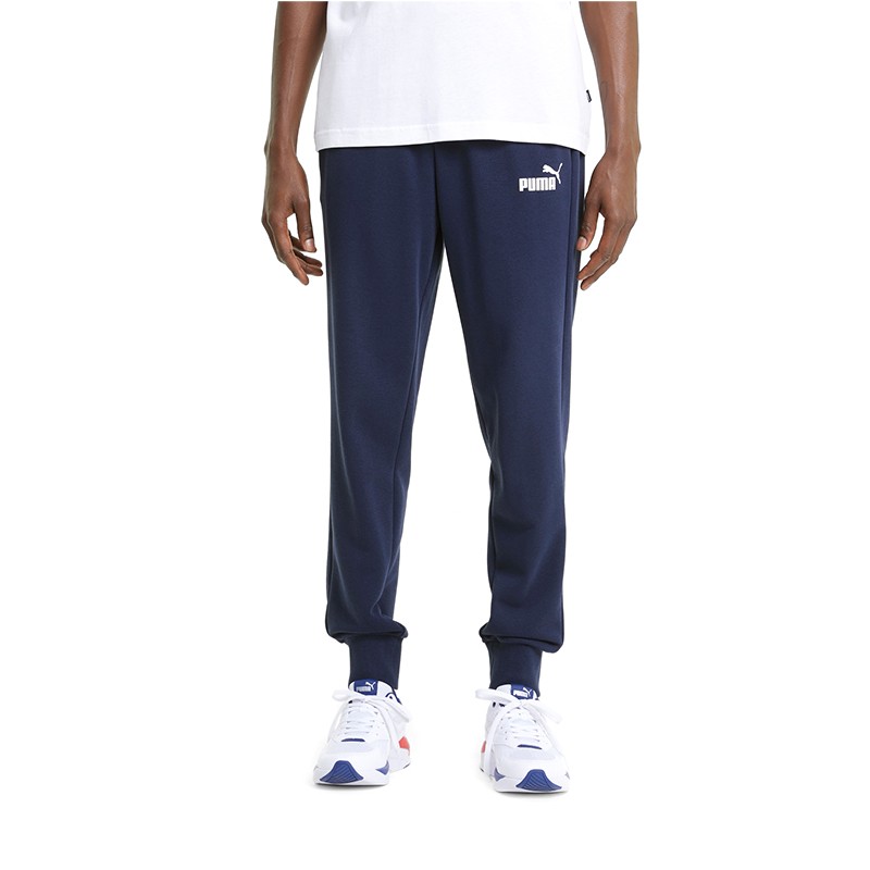 Брюки мужские Puma Ess Logo Pants синие 58671606 изображение 3