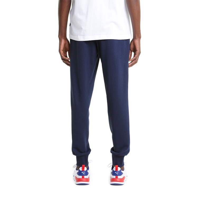 Брюки мужские Puma Ess Logo Pants синие 58671606 изображение 4