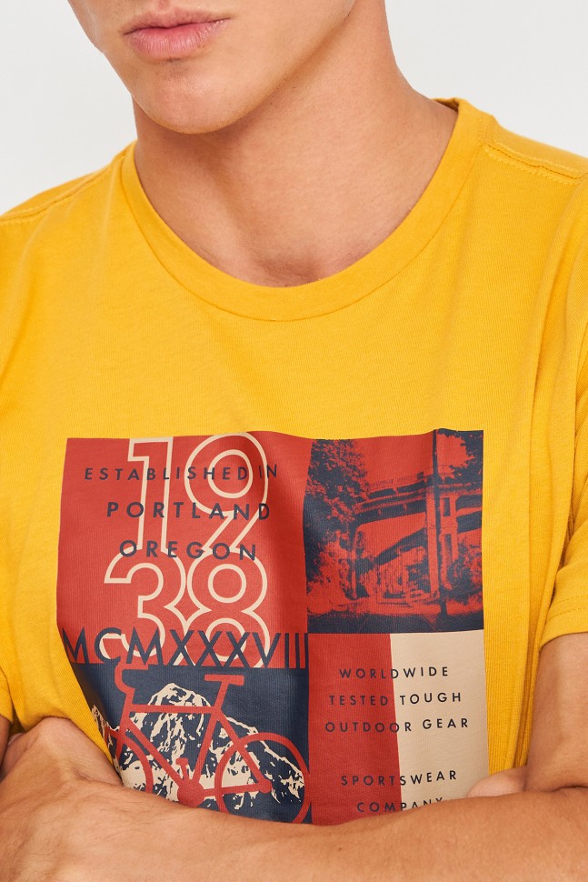Футболка мужская Columbia Warren Grove ™ Tee Желтый 1872711-790 изображение 4