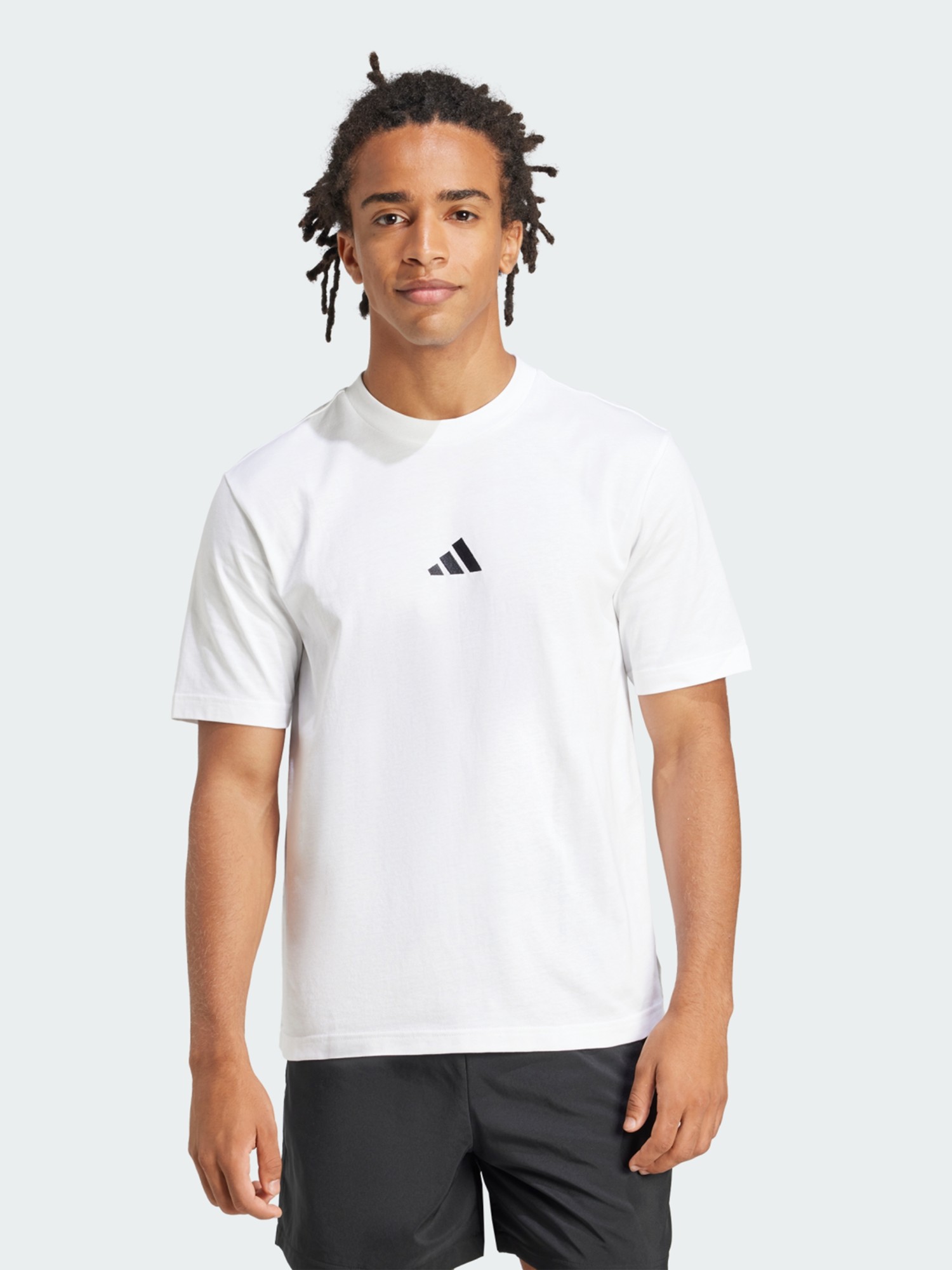 Футболка мужская Adidas M SL SJ T белая JF1092 изображение 2