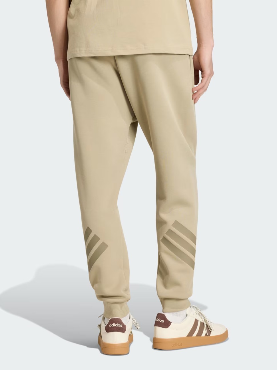 Брюки мужские Adidas M FI 3S PT оливковые KD5207 — фото 4