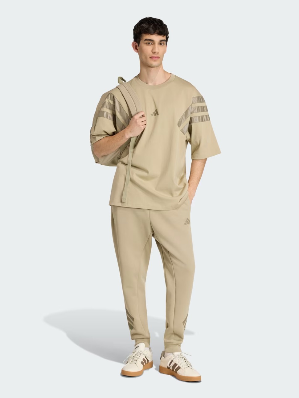 Брюки мужские Adidas M FI 3S PT оливковые KD5207 — фото 5