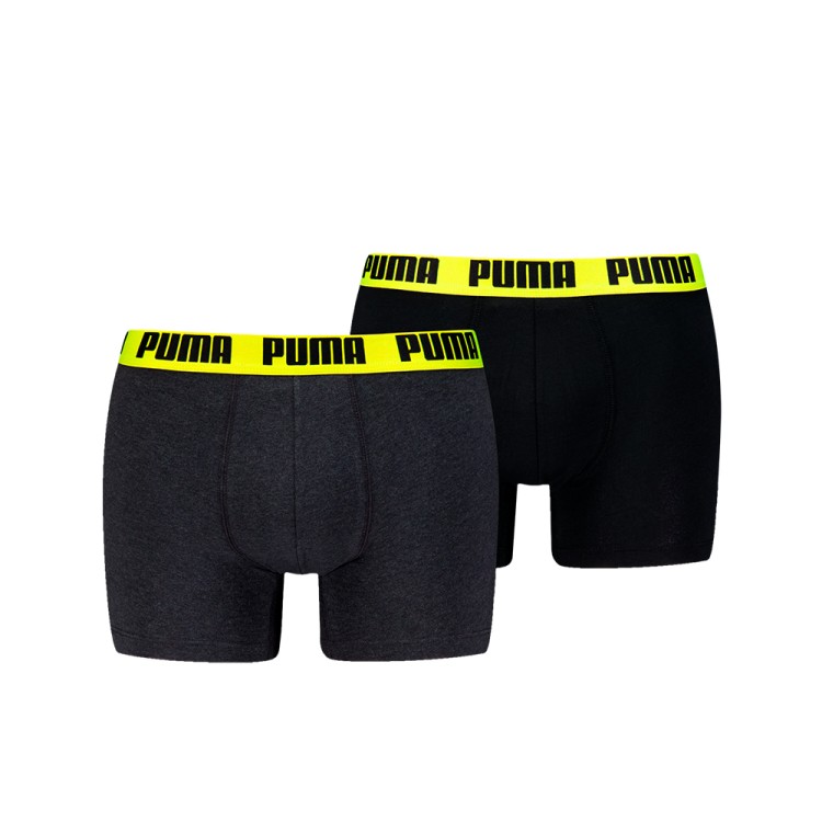 Боксеры мужские Puma MEN EVERYDAY BASIC BOXERS 2P темно-серые 93832009