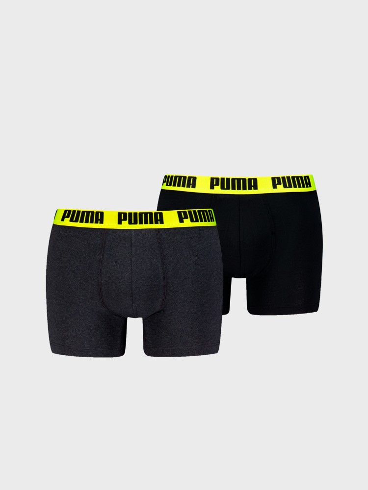 Боксеры мужские Puma MEN EVERYDAY BASIC BOXERS 2P темно-серые 93832009 изображение 2