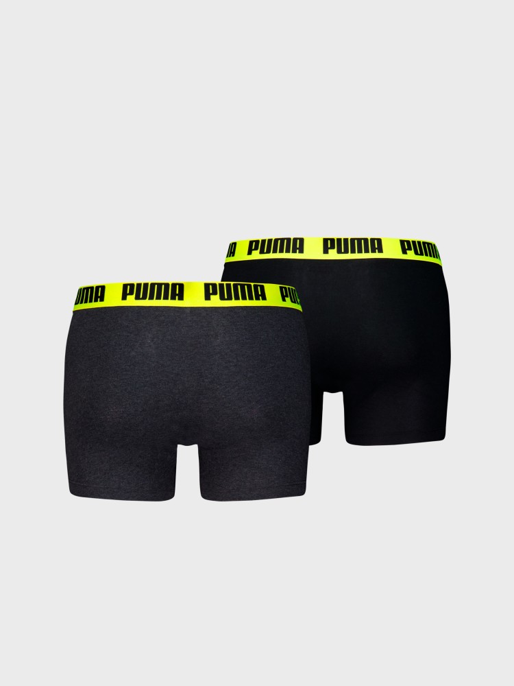 Боксеры мужские Puma MEN EVERYDAY BASIC BOXERS 2P темно-серые 93832009 изображение 3