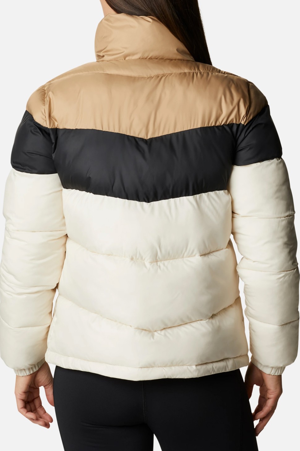 Куртка жіноча Columbia Puffect™ Color Blocked Jacket  молочна 1955101-191 — фото 3