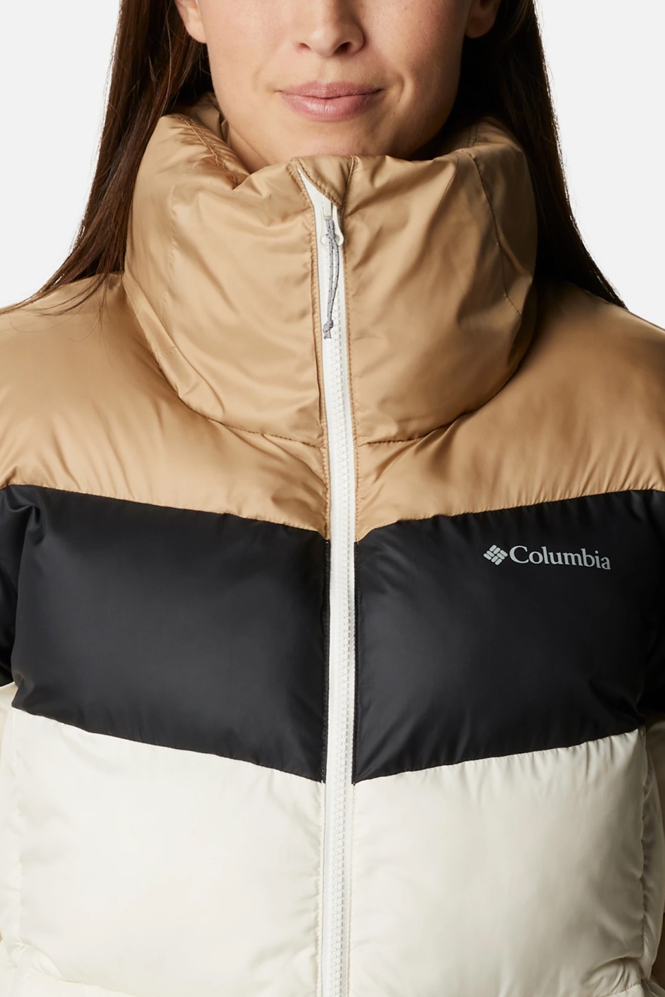 Куртка жіноча Columbia Puffect™ Color Blocked Jacket  молочна 1955101-191 — фото 5