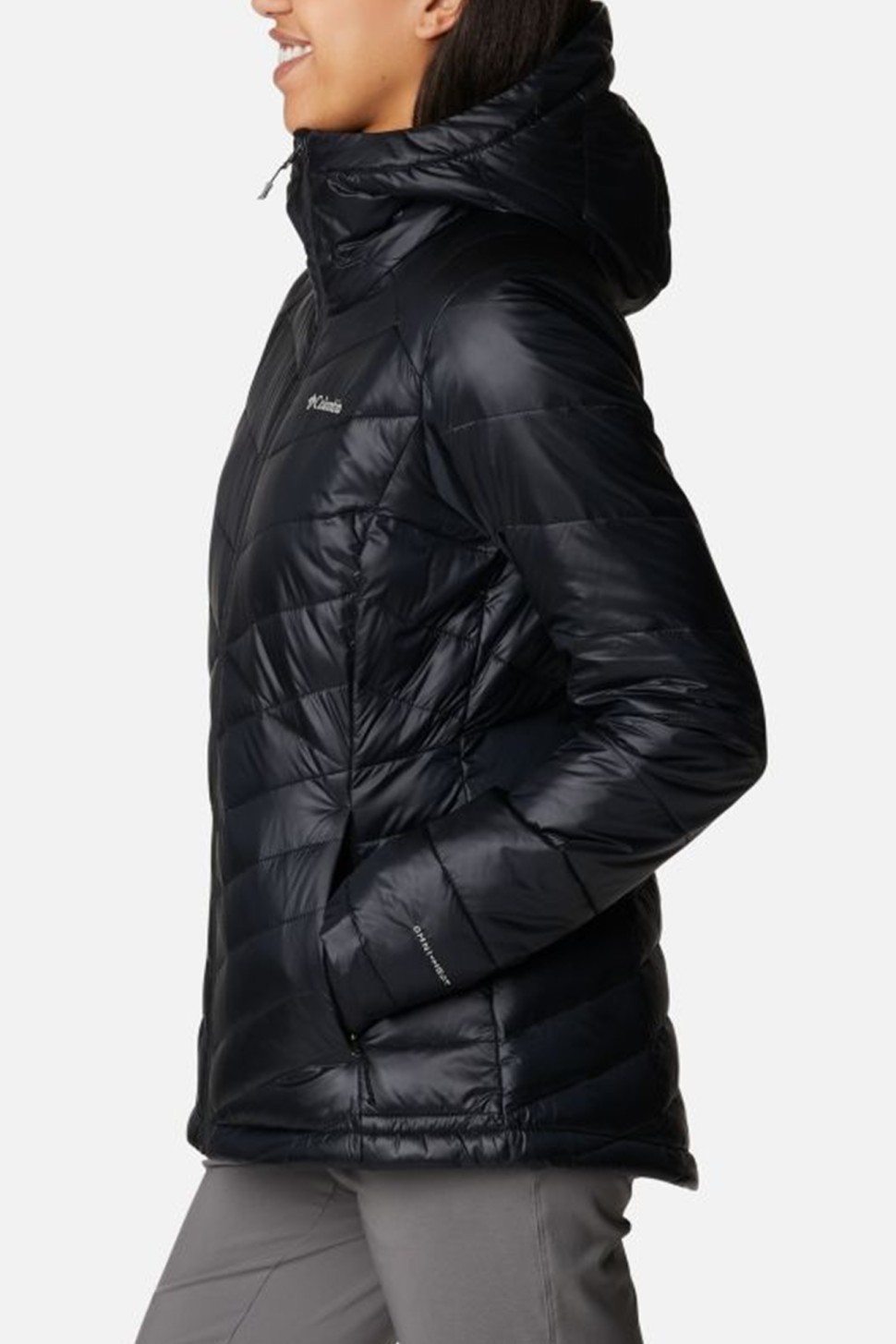 Куртка жіноча Columbia  Joy Peak™ Hooded Jacket чорна 1982671-010 — фото 4