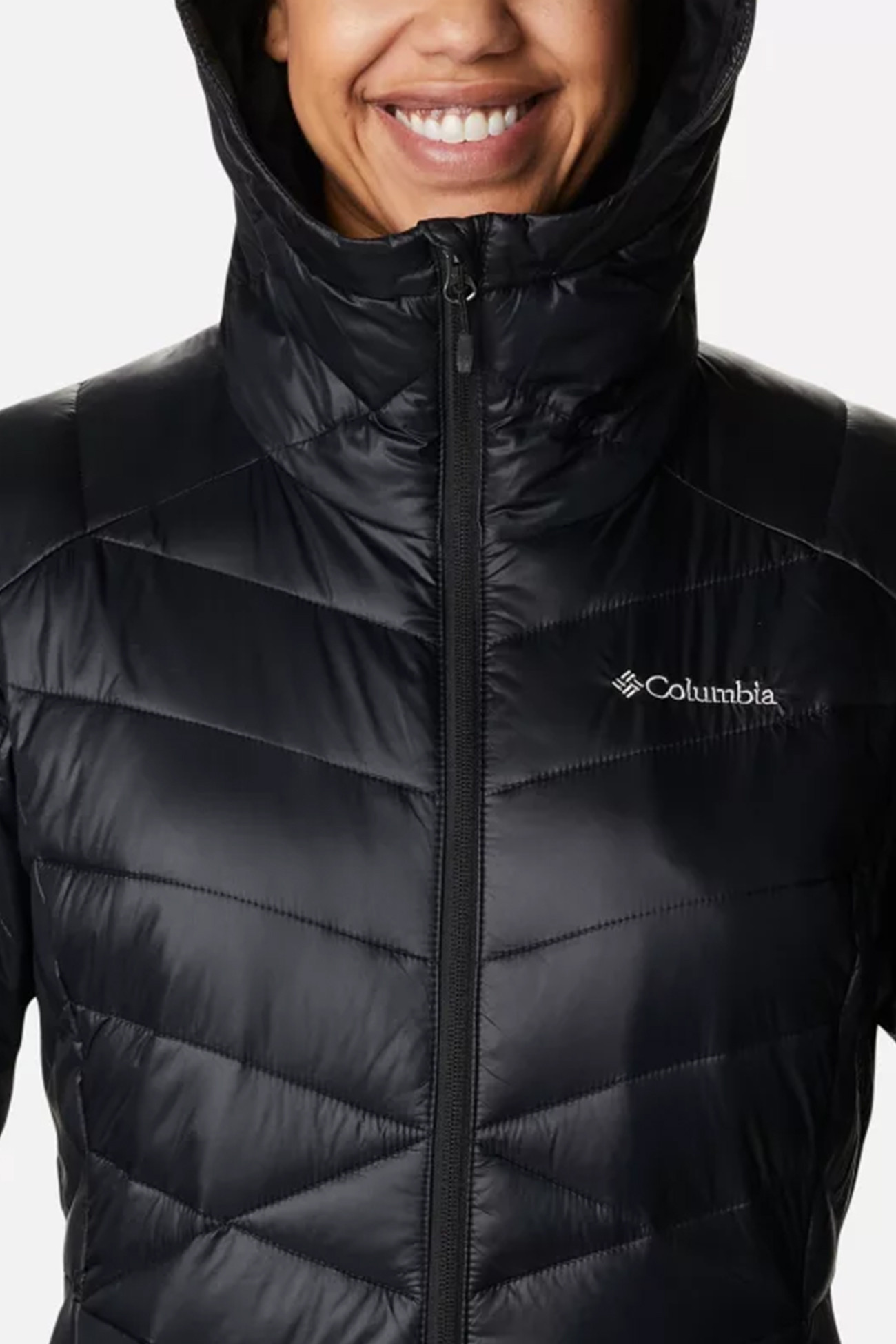 Куртка жіноча Columbia  Joy Peak™ Hooded Jacket чорна 1982671-010 изображение 5