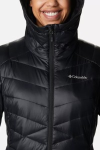 Куртка жіноча Columbia  Joy Peak™ Hooded Jacket чорна 1982671-010 изображение 5