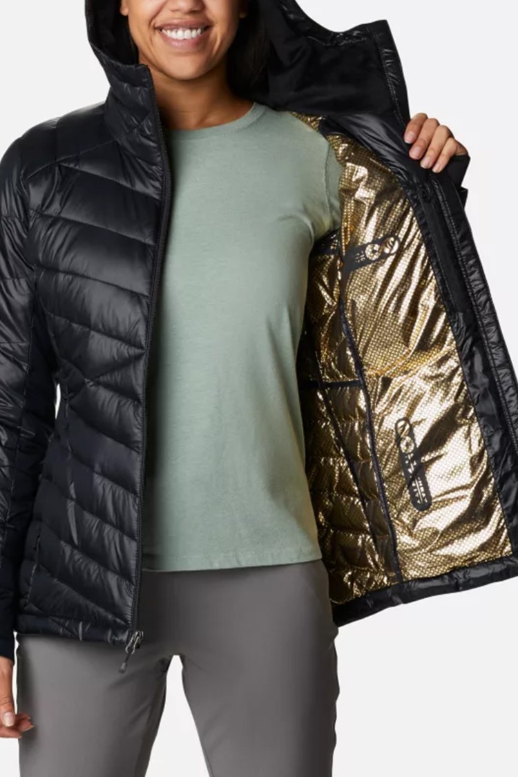 Куртка жіноча Columbia  Joy Peak™ Hooded Jacket чорна 1982671-010 изображение 6